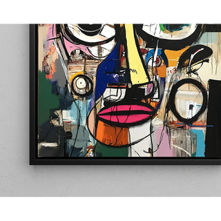 Tableau Street Art – Visage Fracturé