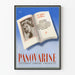 Poster pubblicitario vintage Panovarine terapia ovarica