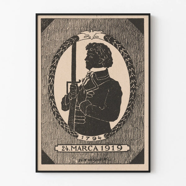 Poster commemorativo del 125o anniversario della promessa di Tadeusz Kościuszko