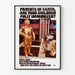Poster vintage Star Wars vaccinazione bambini