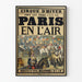 Poster Cirque d'Hiver Parigi in volo vintage