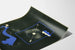 Poster artistico Passiflorine Ritratto elegante in blu