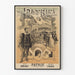 Poster vintage Grand Opéra Patrie di Sardou, Gallet e Paladilhe