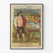 Poster vintage Stazione di Pau Inverno Climatoterapia Sedativa Europa