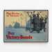 Poster vintage Pave the Way to Victory Acquisto Obbligazioni della Vittoria — quadro incorniciato alla parete