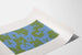 Poster Pace in Blu e Verde - Decorazione Murale Grafica