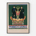 Poster decorativo Costumi e Artigianato dei Tedeschi della Pennsylvania