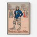 Poster vintage del Pennsylvania Military College di football del 1902