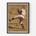 Poster vintage partita di baseball Pennsylvania contro Georgetown