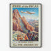 Poster vintage Perù degli Incas - Viaggio con Pan American