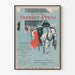 Poster vintage Philadelphia Sunday Press 1896 - Decorazione murale retrò