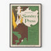 Poster vintage Philadelphia Sunday Press 1896