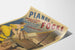 Poster vintage Pianos Focké medaglia d'oro Parigi 1889