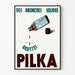 Poster pubblicitario vintage Gouttes Pilka per bronchiti forti