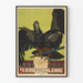 Poster vintage Quarta Emissione di Guerra con aquila e spada