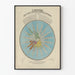 Poster Planisferico per la Ricostruzione Matematica del Globo Terrestre