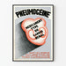 Poster vintage Pneumogéine medicinale cardio-renale