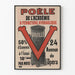 Poster vintage Stufa dell'Accademia con chiusura idraulica Viville