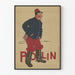 Poster vintage Polin con soldato in uniforme blu e rosso
