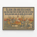 Poster propagandistico polacco della guerra polacco-bolševica — quadro incorniciato alla parete
