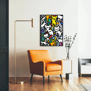 Manifesto Pop Art - Danza dei Felini