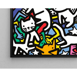 Manifesto Pop Art - Danza dei Felini