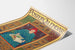 Poster Calendario 1897 stile Art Nouveau con motivi zodiacali