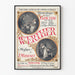 Poster vintage dell'Opera Werther di J. Massenet