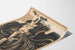 Poster Schizzo Arte Nouveau nero e beige per decorazione murale