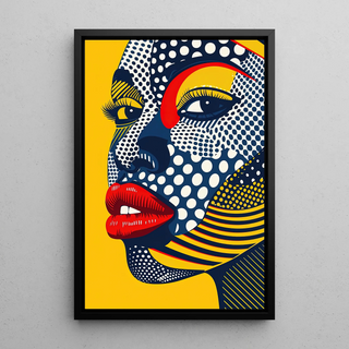 Manifesto Pop Art - Volto Pop