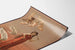 Poster vintage Prang's Valentine Cards con donna e angeli