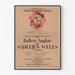 Poster vintage Ballets Anglais Sadler's Wells Teatro degli Champs-Élysées