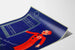 Poster pubblicitario vintage Lactobyl rosso e blu