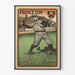 Poster vintage Princeton giocatore di baseball