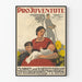Poster vintage Pro Juventute 1922 - Collezione Svizzera per la Protezione di Madri e Bambini