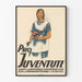 Poster vintage Pro Juventute per la protezione degli studenti svizzeri