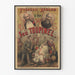 Poster vintage Feu Toupinel di Frédéric Achard e la sua compagnia