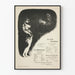 Poster vintage Teatro Libero stagione 1895-96 stile litografia