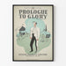 Poster Prologo alla Gloria Teatro Americano vintage