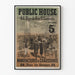 Poster vintage Public House 48 Rue du Four St Germain