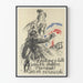 Poster di propaganda sulla guerra Pirenei - Devo combattere fino alla vittoria francese