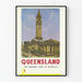 Poster vintage Queensland Sunshine State Australia