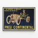 Poster pubblicitario vintage Pneumatico Continental — quadro incorniciato alla parete