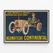 Poster pubblicitario vintage Neumáticos Continental — quadro incorniciato alla parete