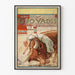 Poster vintage Quo Vadis - Lygia attaccata al toro selvaggio