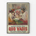 Poster vintage Quo Vadis - Vinicius e Lygia in scena