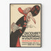 Poster vintage Quodlibet Maskenball Basilea 1932
