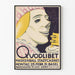 Poster vintage Quodlibet Mascherata Stadtcasino Basilea 1931