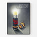 Poster vintage Radio Salil - Matita analgesica radioattiva