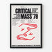 Poster vintage Critical Mass '78 - evento energia sicura